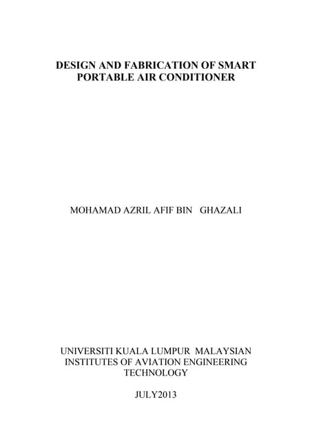 Design and fabrication of smart por...