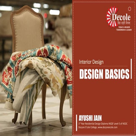 Ayushi Jain , Interior Design , Dezyne E'cole College. 