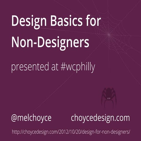 Design Basics for Non-Designers