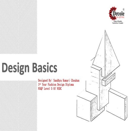Gouri Ramchandani, Diploma Fashion Design First Year, (Design Basics ...