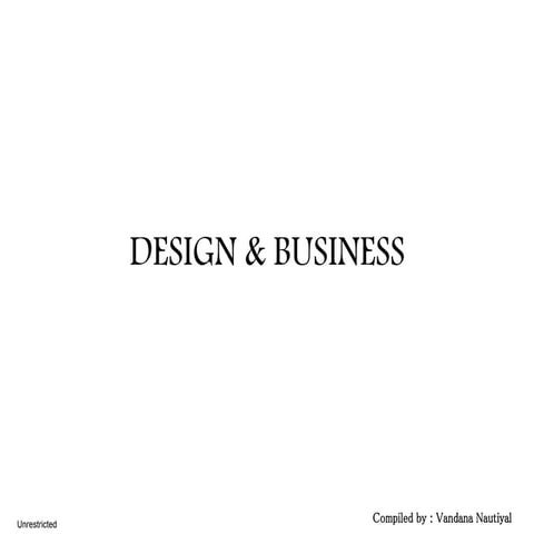 Design & Business