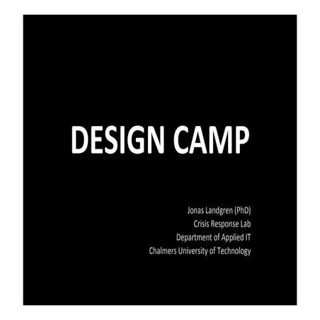 Design camp slides_landgren