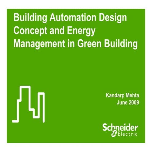 Design Concepts And Energy Management In Green Building