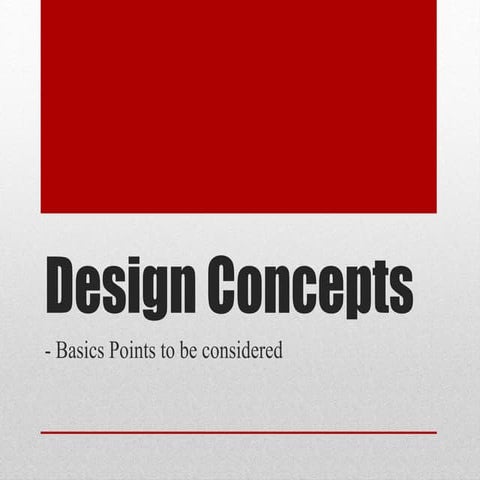 Design concepts 