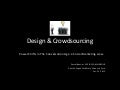 Design & Crowdsourcing - by Pascal Beucler