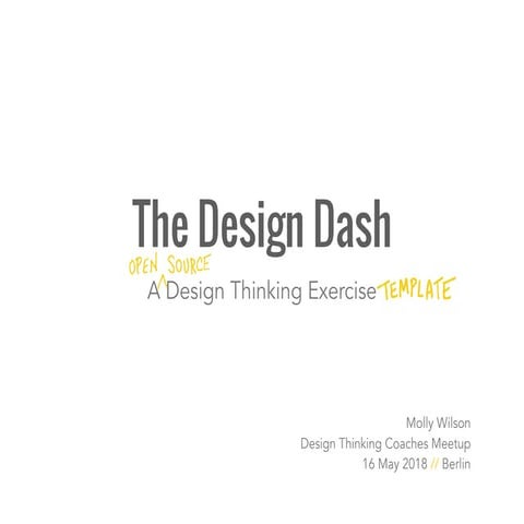 Introducing the Design Dash
