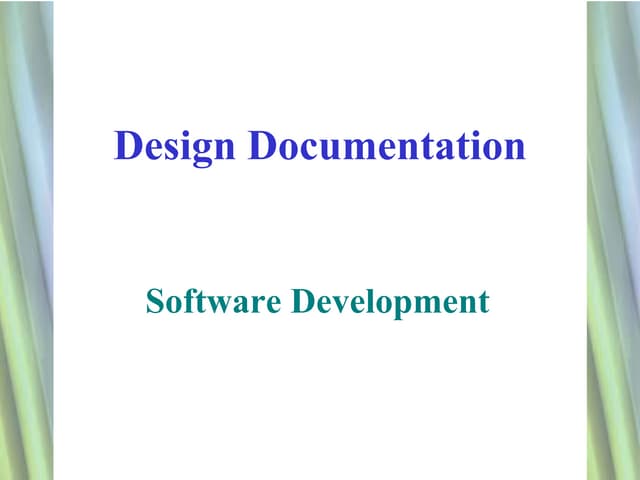 Design documentation