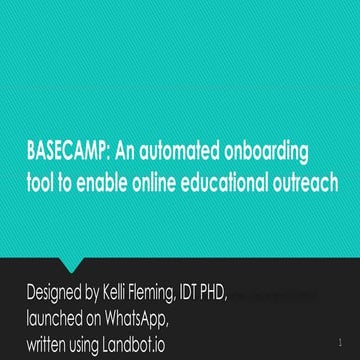 Design Document - Readiness Assessment by Chatbot