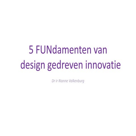 Design Driven Innovation | PPT