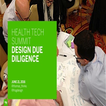 Design due diligence