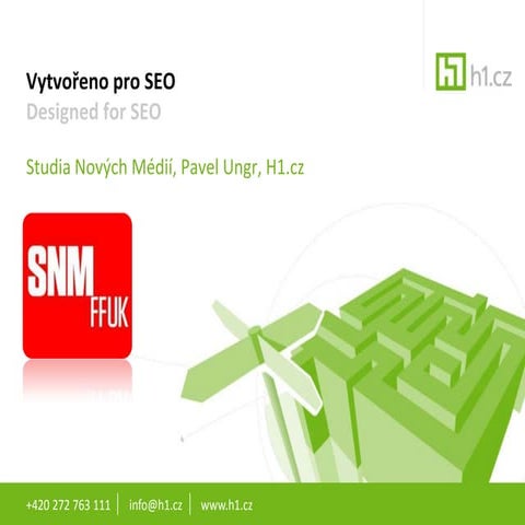 Vytvořeno pro SEO (Designed for SEO)