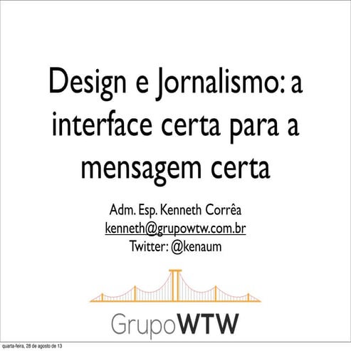 Design e jornalismo - 