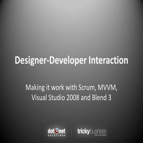Designer-Developer Interaction