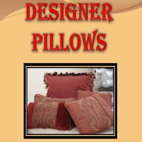 Sewing Designer Pillows