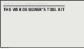 The Web Designers Toolkit