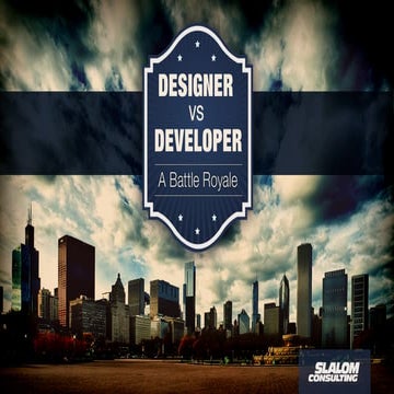 Designer vs Developer