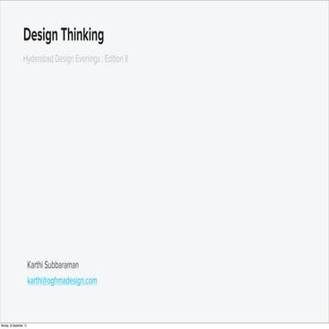 Design Challenge for Design evenings: Edition 2