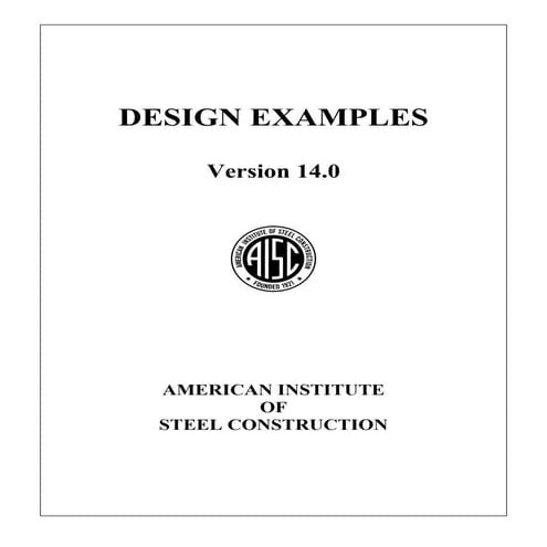 Design examples aisc diseño en acero ejercicios