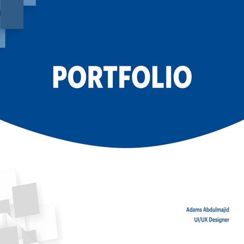 UI/UX Design Portfolio