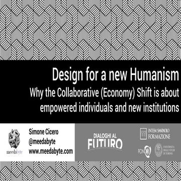 Design For a new Humanism