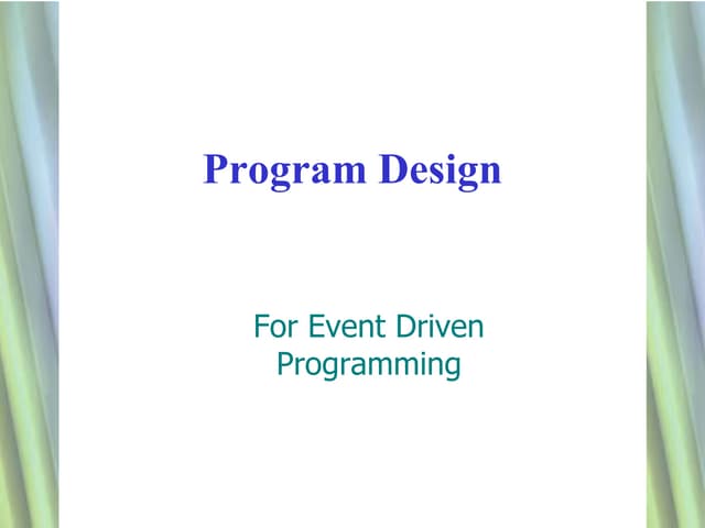Design for edp