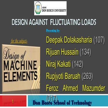 Design for fluctuation loads
