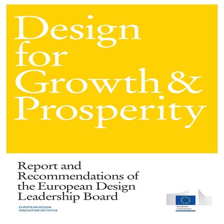 Design for growth and prosperity