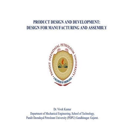 Design for manufacturing and assembly