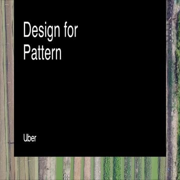 Design for Pattern