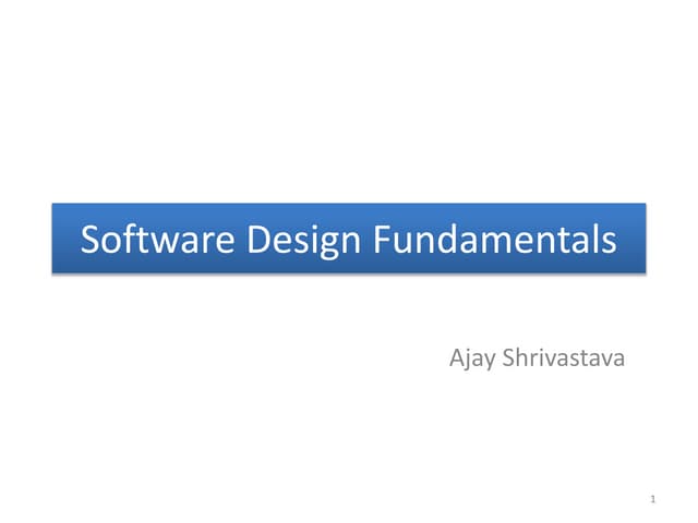 Design Fundamentals