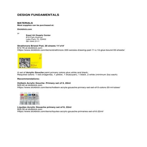 de Beaufort Design Fundamentals Materials