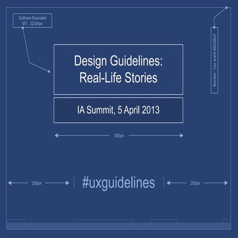 Design Guidelines: Real-Life Stories | PPTX
