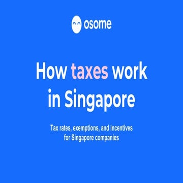 A Quick Guide to Singapore Tax  