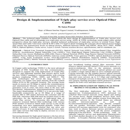 Design & Implementation of Triple play services over Fibre -IJSRNSC-00561.pdf