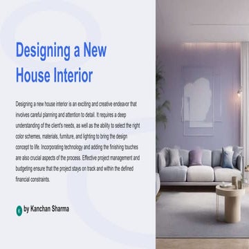 Designing  a  New  House  Interior. pptx