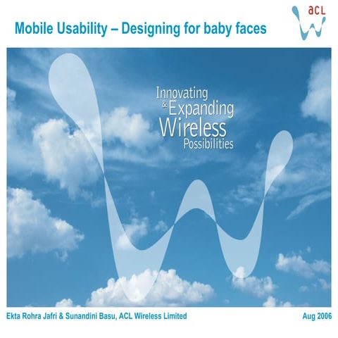 Designing for Baby Faces