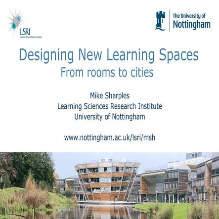 Designing New Learning Spaces   From Rooms To Cities