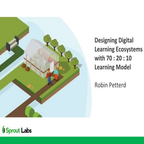 Designing Digital Learning Ecosystems with 70:20:10 Learning Model