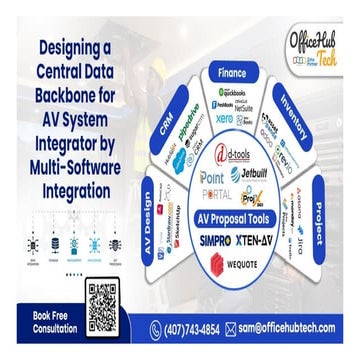 Designing a Central Data Backbone for AV System Integrator by Multi ...