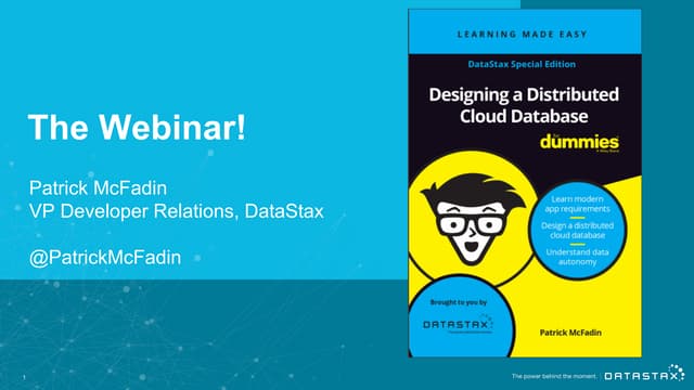 Designing a Distributed Cloud Database for Dummies