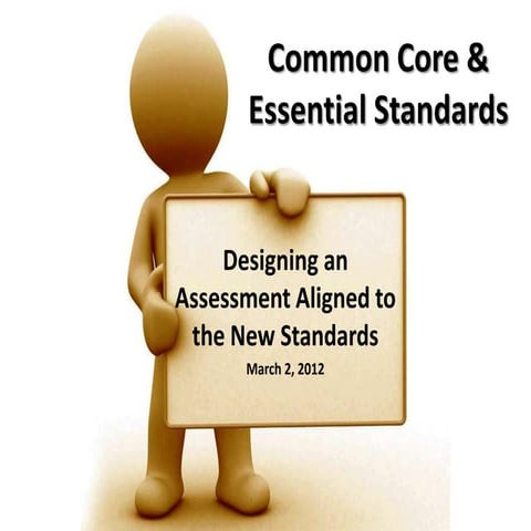 Designing an assessment