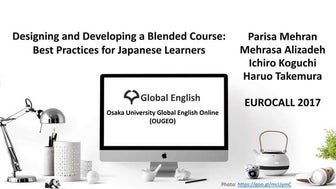 Designing and Developing a Blended Course: Best Practices for Japanese Learners