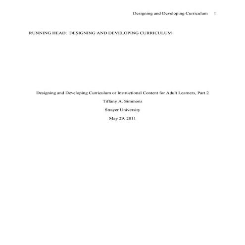 Designing and developing content part 2