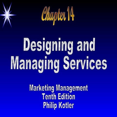 Designing and managing services 1