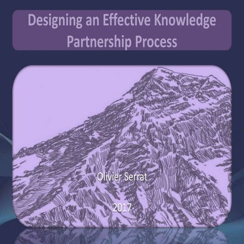 Designing an Effective Knowledge Partnership Process