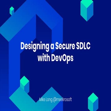 Designing a secure software development process with DevOps