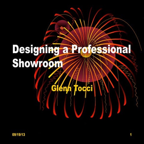 Designing a showroom
