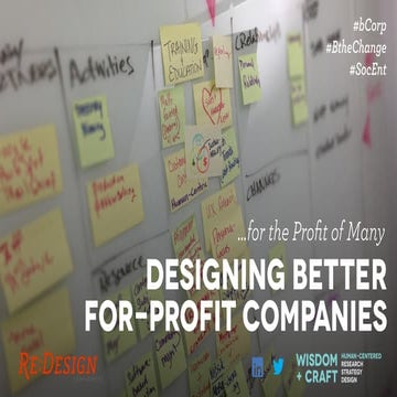 For the Profit of Many – Designing Better For-Profit Companies