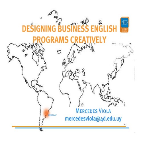 Designing business english programs creatively