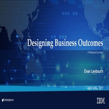Designing business outcomes